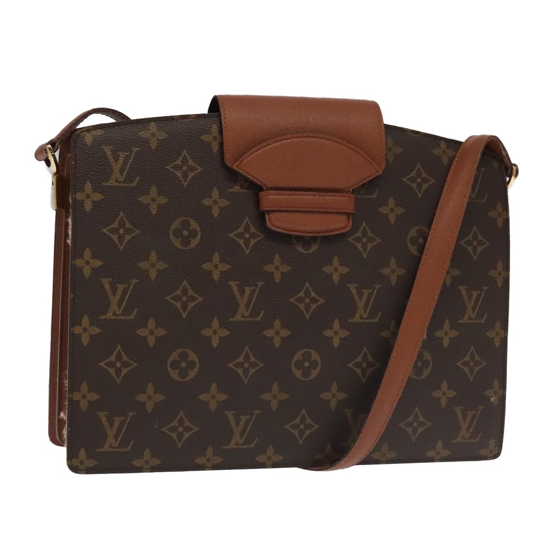 LOUIS VUITTON Monogram Kurcell Shoulder Bag M51375 Authentic France (1 of 18)