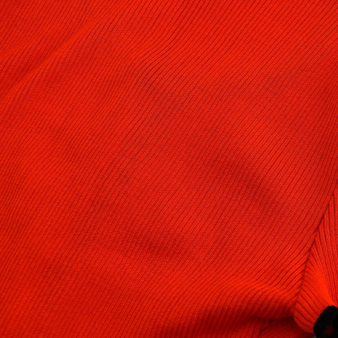 Chanel Red Short Sleeve Cardigan Sweater Size #38 - 3