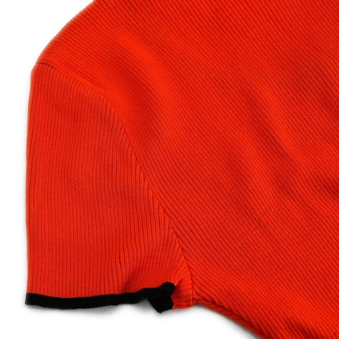 Chanel Red Short Sleeve Cardigan Sweater Size #38 - 4