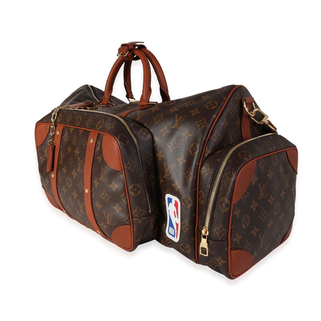 Louis Vuitton x NBA Trio Pocket Keepall Duffle Bag Brown Coated Canvas 2021 - 2
