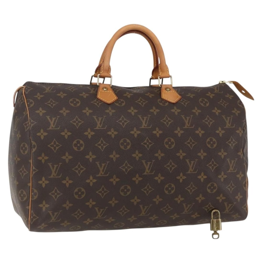 LOUIS VUITTON Monogram Speedy 40 Hand Bag M41522 Auth with Dust Bag (1 of 18)