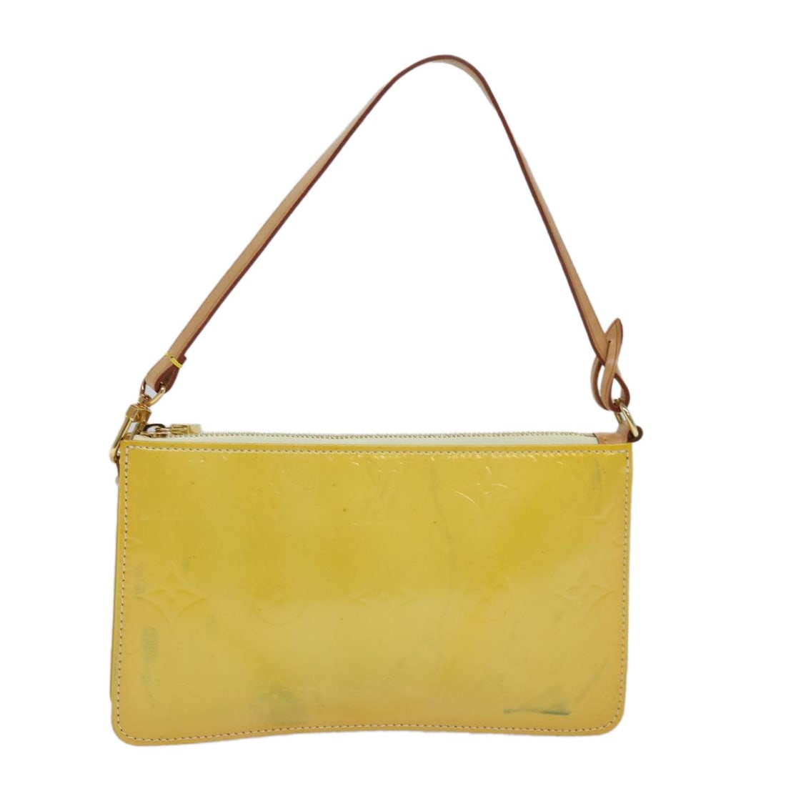 Louis Vuitton Vernis Lexington Lime Yellow Accessory Pouch M91058 Auth: Louis Vuitton Vernis Lexington Lime Yellow Accessory Pouch M91058 Auth This LOUIS VUITTON Vernis Lexington Accessory Pouch in a vibrant Lime Yellow is a stylish and functional piece, perfect for organ