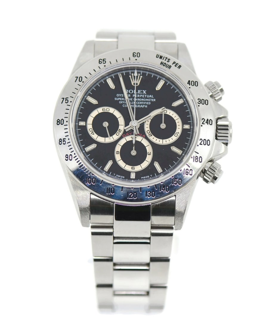 Rolex Daytona Zenith Stainless Steel Watch 16520 with Box (1 of 6)