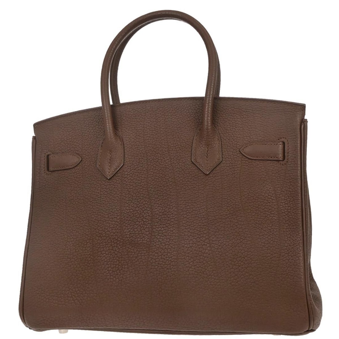 Hermes Birkin 30 Fjord Leather Tote Brown Double Handle Bag - 2