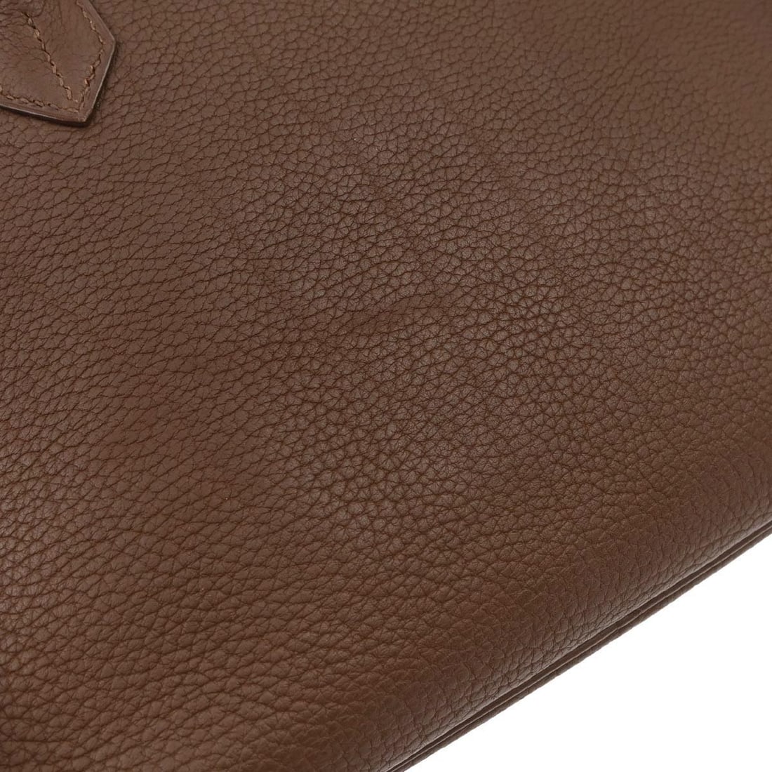 Hermes Birkin 30 Fjord Leather Tote Brown Double Handle Bag - 3