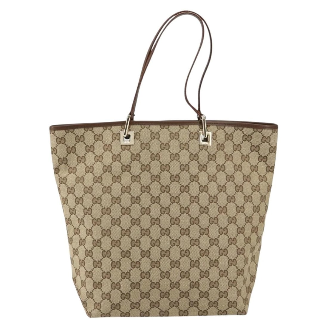 Gucci Beige GG Canvas Vintage Bucket Shopping Tote Bag: Gucci Beige GG Canvas Vintage Bucket Shopping Tote Bag This Gucci Vintage Bucket Shopping Tote features the iconic GG canvas in a beige color. Designed for women, the bag is crafted from durable canva