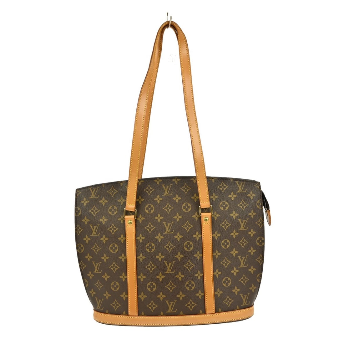 Louis Vuitton Babylone Monogram Canvas Large Tote Bag M51102: Louis Vuitton Babylone Monogram Canvas Large Tote Bag M51102 This Louis Vuitton Babylone Tote Bag features the iconic Monogram canvas with leather trim and double beige leather handles. Designed in a
