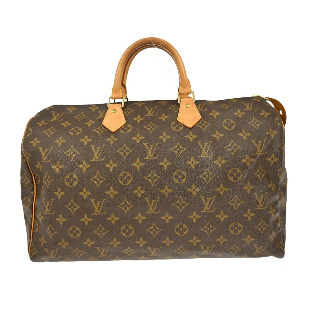 Louis Vuitton Speedy 40 Monogram Canvas Brown Large Duffle Bag M41522 (1 of 8)
