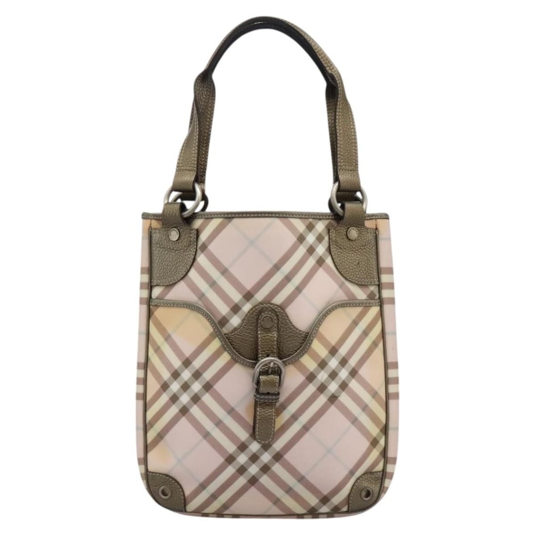 Burberry Nova Check Pink PVC Tote Bag 26cm x 30cm x 4cm (1 of 18)