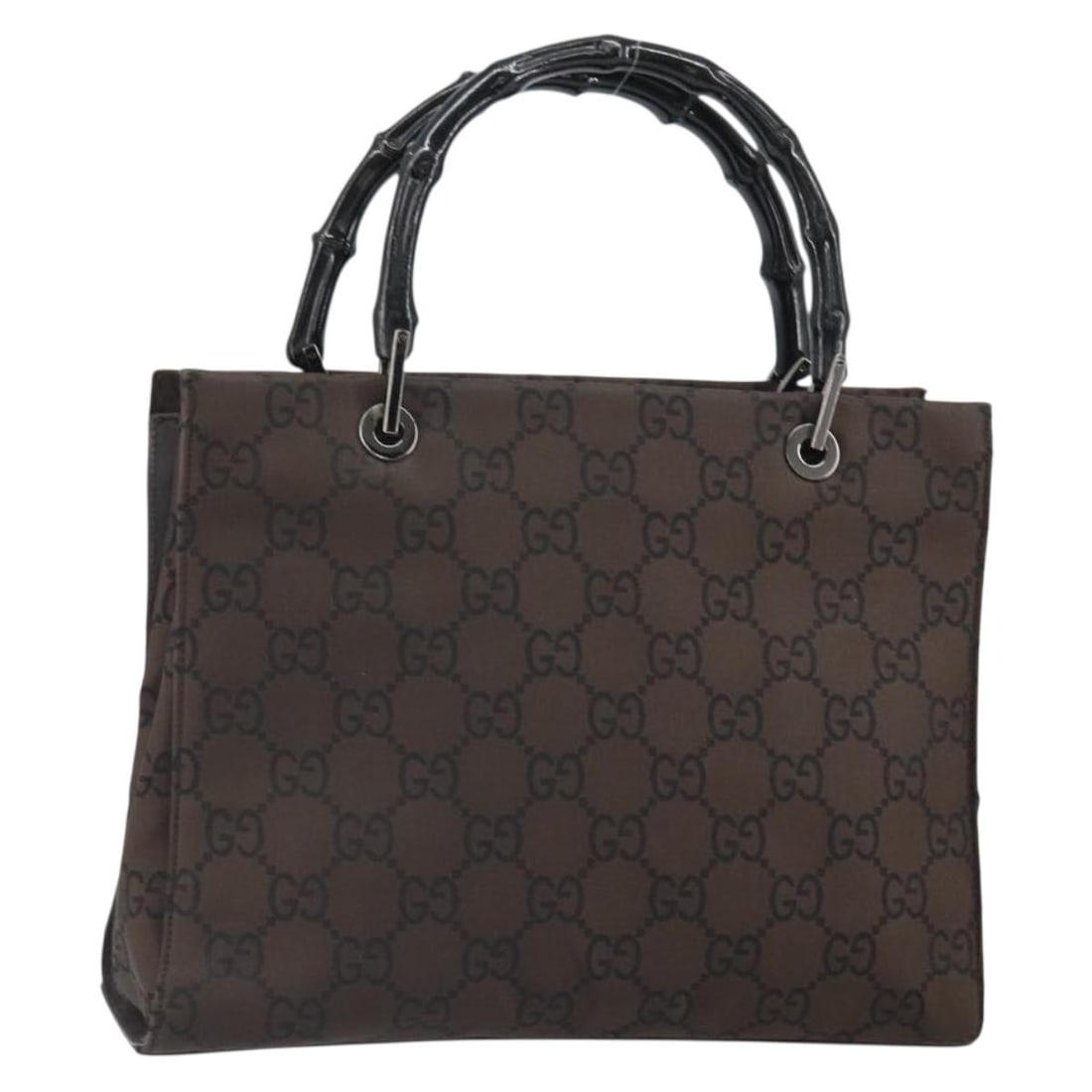 Gucci Canvas Bamboo Tote Bag Brown 30cm by 22cm by 10cm (1 of 18)