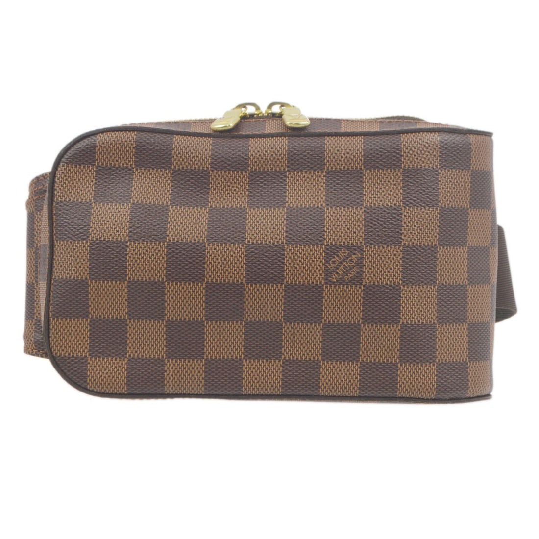 Louis Vuitton Damier Geronimos Bum Bag N51994 Adjustable Strap Gold Hardware: Louis Vuitton Damier Geronimos Bum Bag N51994 Adjustable Strap Gold Hardware The Louis Vuitton Damier Geronimos Bum Bag is a stylish and functional accessory, perfect for those on-the-go. Made from du