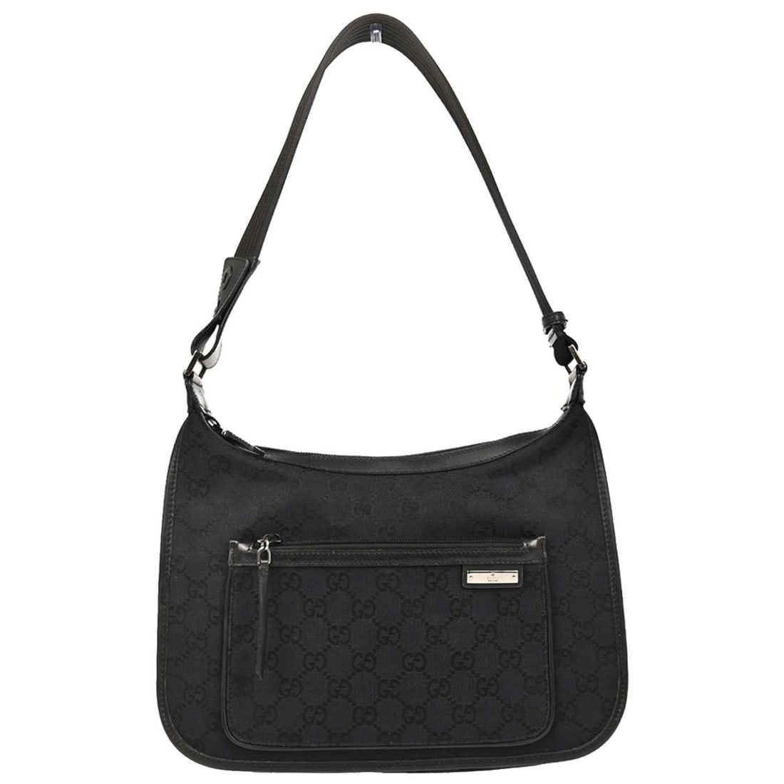 Gucci Black GG Hobo Handbag 0014198 1705 Vintage Top Handle (1 of 10)