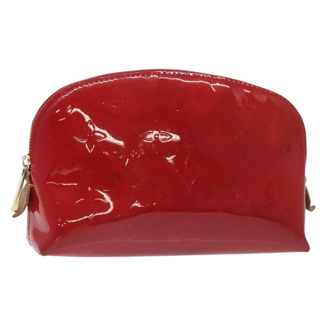Louis Vuitton Rouge Grenadine Vernis Patent Leather Cosmetic Case (1 of 18)