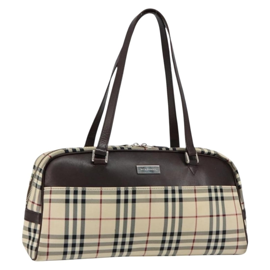 Beige Burberry Nova Check Nylon Tote Bag 38cm x 20cm x 10cm (1 of 18)