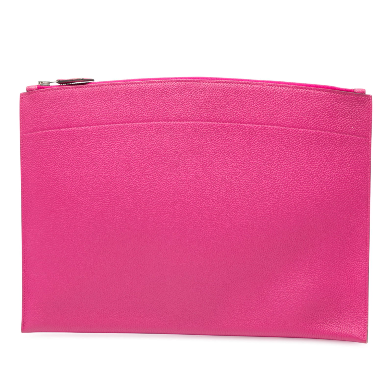 Hermes Bazar Pouch Large Togo Leather in Rose Pourpre Pink (1 of 7)