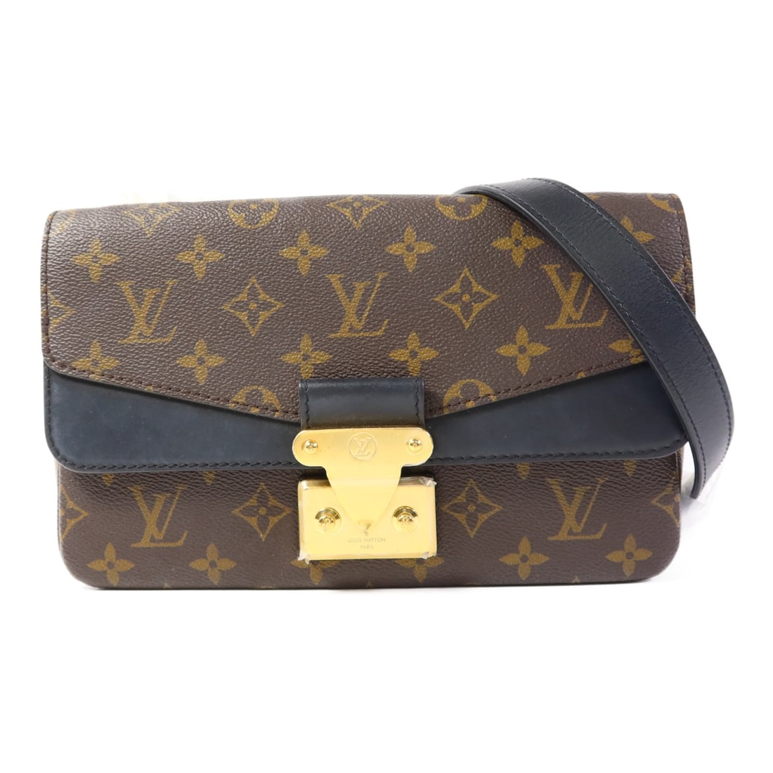 LOUIS VUITTON Marceau Shoulder Bag M46126 Monogram Brown Black GHW: LOUIS VUITTON Marceau Shoulder Bag M46126 Monogram Brown Black GHW This exquisite Louis Vuitton Marceau Shoulder Bag (M46126) showcases the brand's signature Monogram pattern in a sophisticated brown
