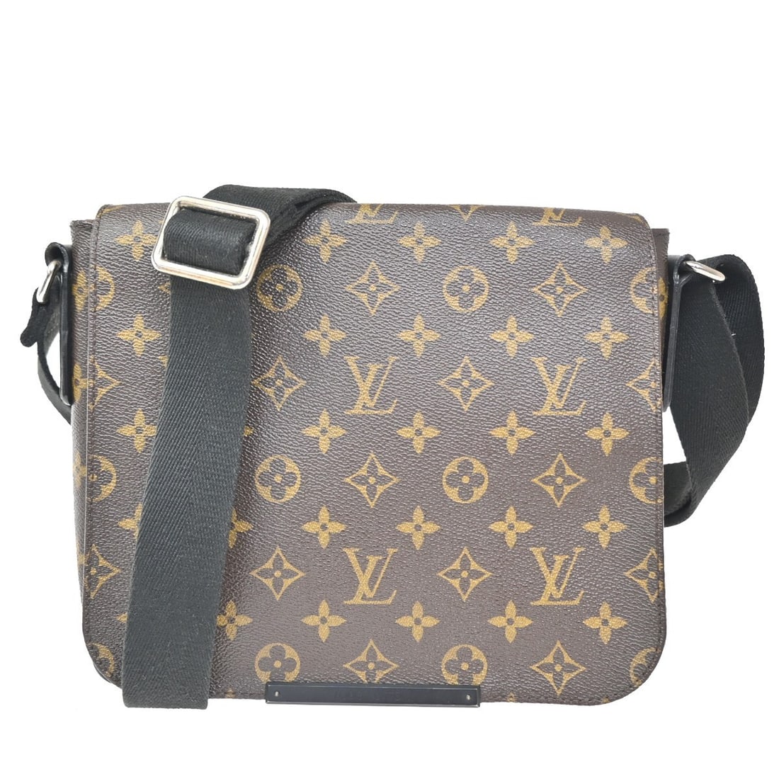 Louis Vuitton Macassar Canvas District Messenger Bag Brown 24x20x5cm (1 of 16)