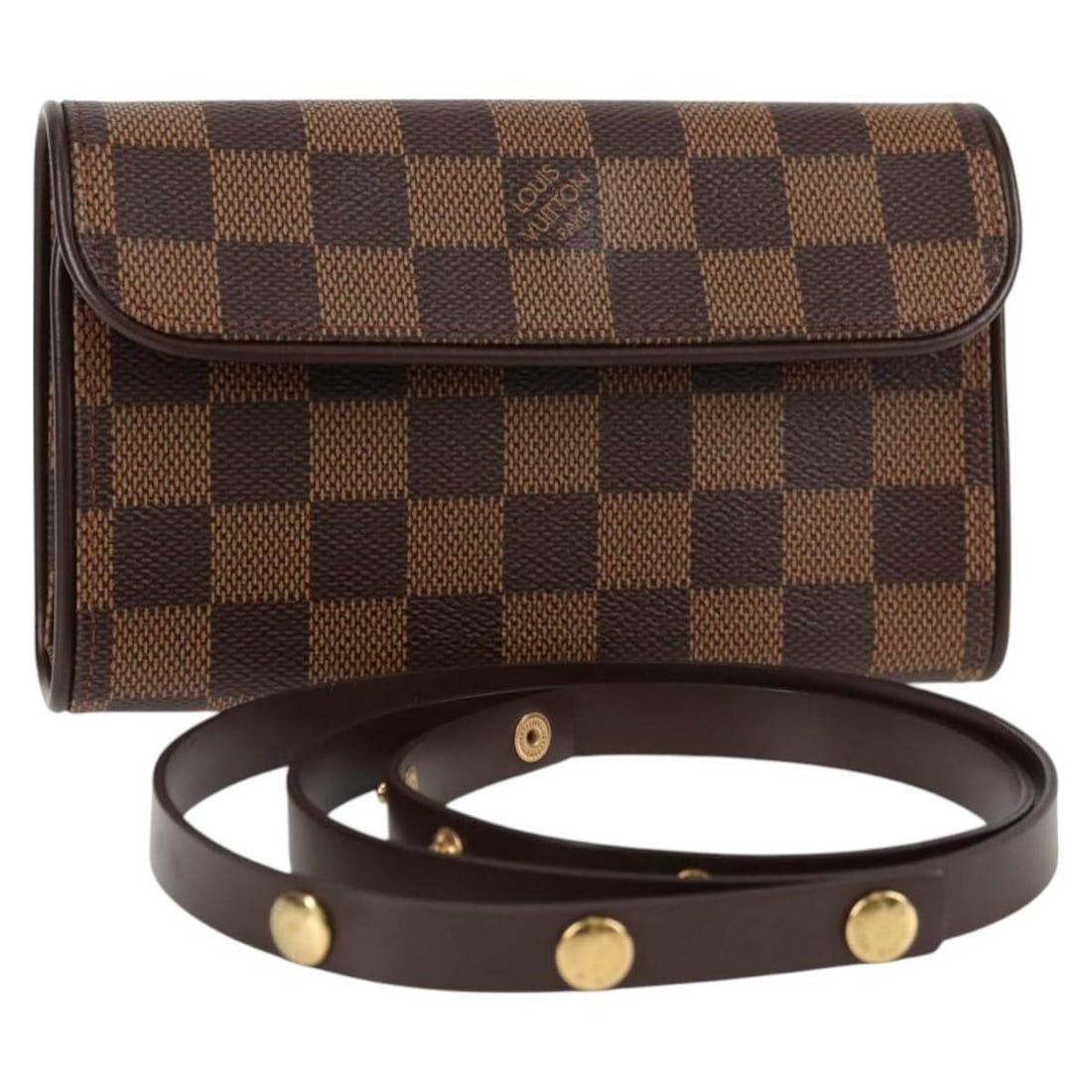 Louis Vuitton Damier Ebene Pochette Florentine Waist Bag N51856 Auth: Louis Vuitton Damier Ebene Pochette Florentine Waist Bag N51856 Auth This LOUIS VUITTON Damier Ebene Pochette Florentine Waist Bag is a stylish and practical accessory perfect for everyday use. Crafte