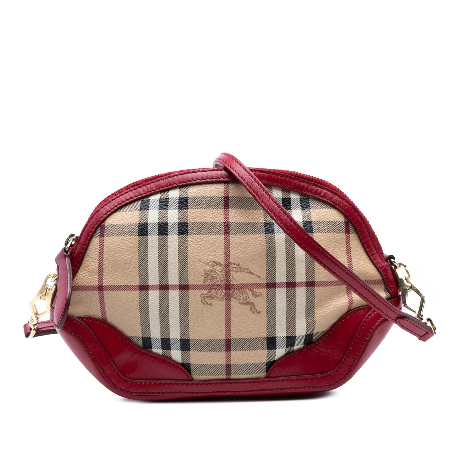 Burberry Mini Haymarket Check Coated Canvas Orchard Crossbody Bag (1 of 6)
