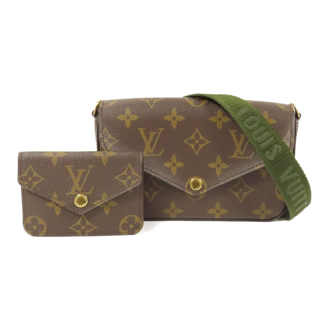 Louis Vuitton Felicie Strap & Go Monogram Canvas Shoulder Bag M80091 GHW (1 of 16)