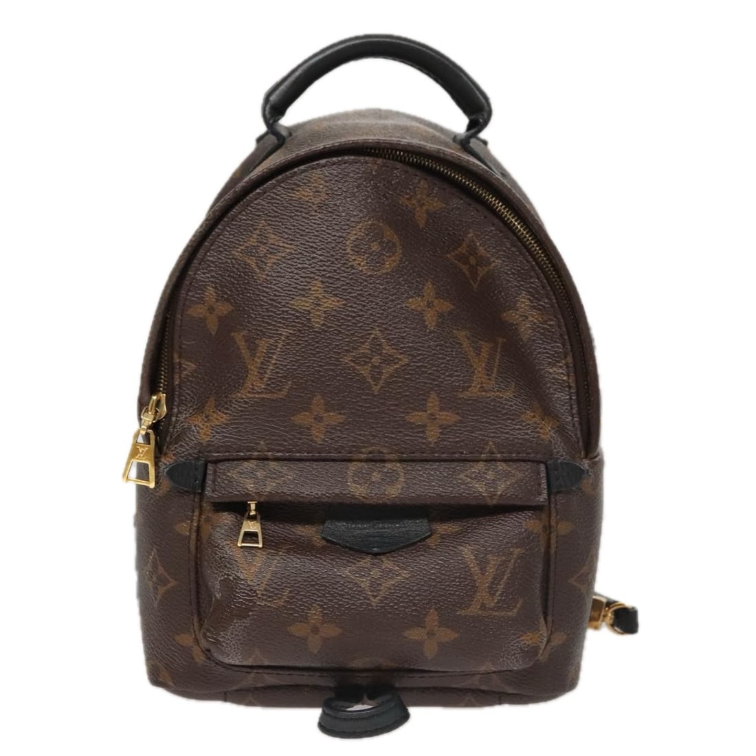 Palm Springs Monogram Canvas Backpack by Louis Vuitton: Palm Springs Monogram Canvas Backpack by Louis Vuitton The Louis Vuitton Palm Springs Backpack is crafted from brown monogram canvas and designed for women. This backpack features a compact silhouette