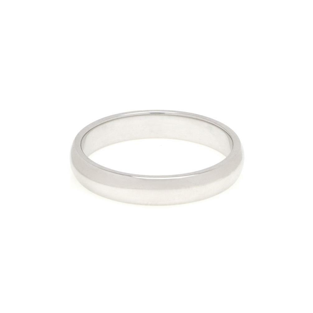 Tiffany & Co. Platinum 4mm Wide Dome Wedding Band Ring Size 11.25: Tiffany & Co. Platinum 4mm Wide Dome Wedding Band Ring Size 11.25 Elevate your style with this authentic Tiffany & Co. wedding band, expertly crafted from high-quality platinum. This elegant ring feat