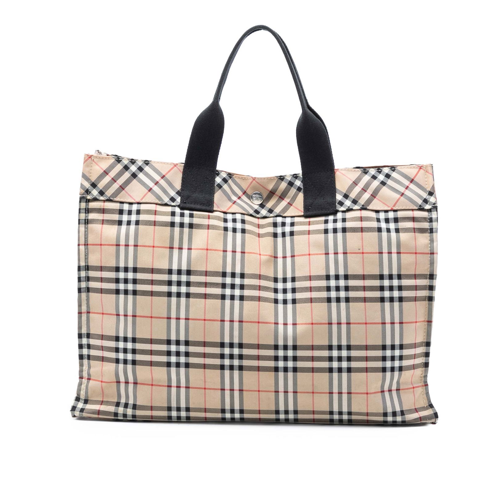 Plaid Canvas Tote Bag by Burberry House Check (1 of 7)