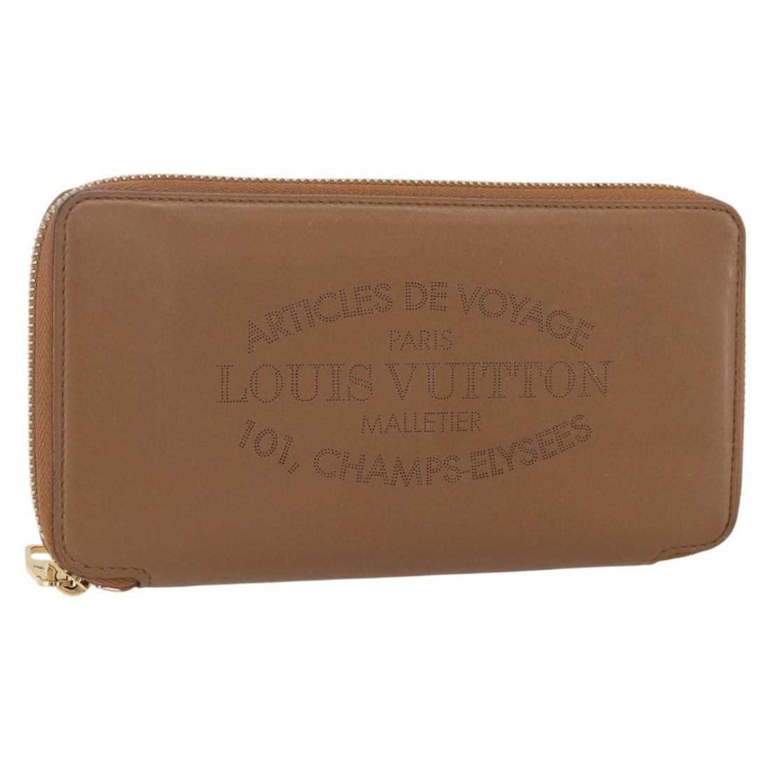 Louis Vuitton Brown Leather Zippy Wallet for Women: Louis Vuitton Brown Leather Zippy Wallet for Women This Louis Vuitton Zippy wallet for women is crafted from brown leather and features a spacious design with multiple compartments. It is pre-owned in