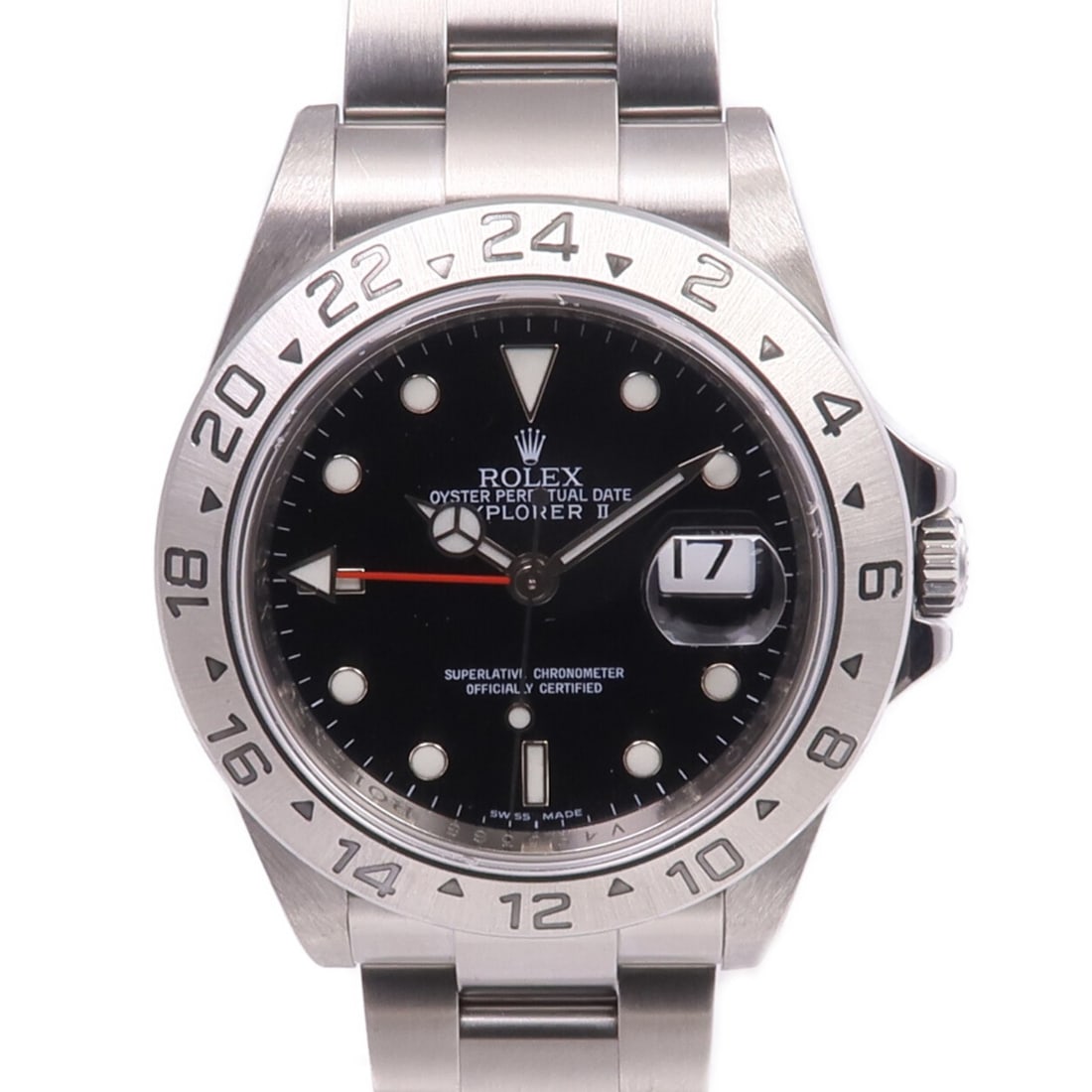 Rolex Explorer II Ref 16570 Black Dial Stainless Steel Automatic Wristwatch (1 of 15)