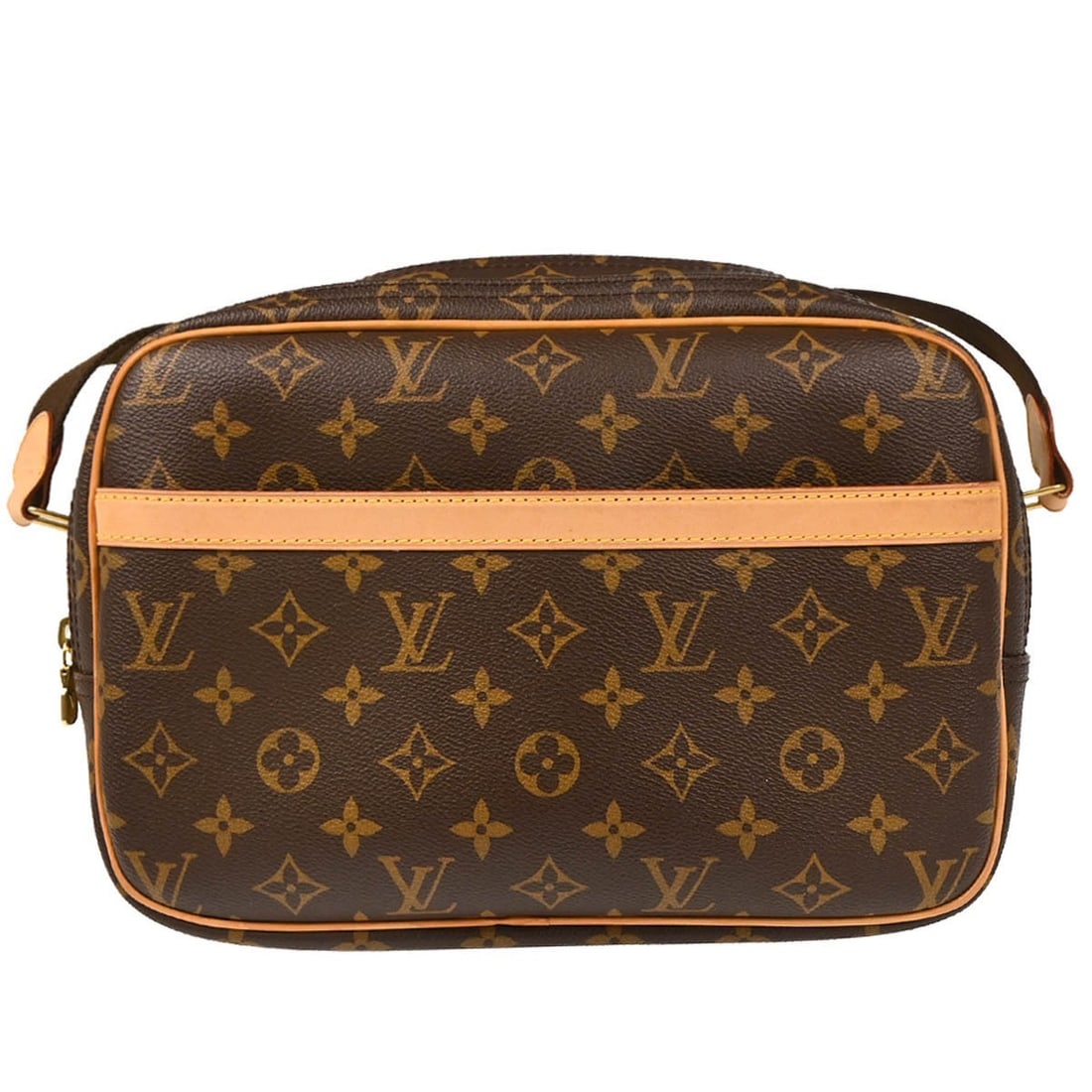 Louis Vuitton Reporter PM Monogram Shoulder Bag M45254 Brown: Louis Vuitton Reporter PM Monogram Shoulder Bag M45254 Brown This Louis Vuitton Monogram Reporter PM Shoulder Bag is a stylish accessory that combines luxury with functionality. Crafted from high-qual
