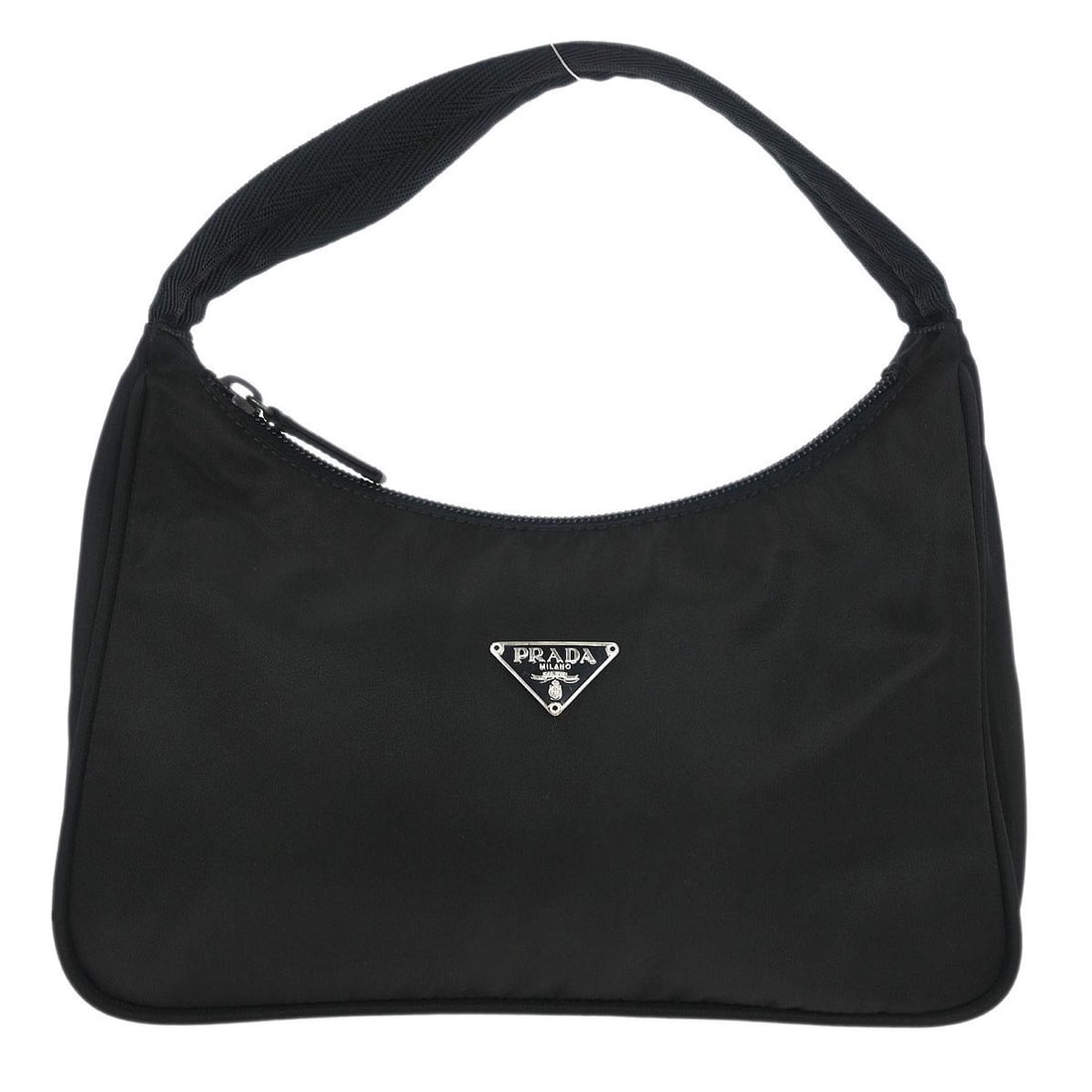 Prada Black Nylon Top Handle Handbag Made in Italy (1 of 10)