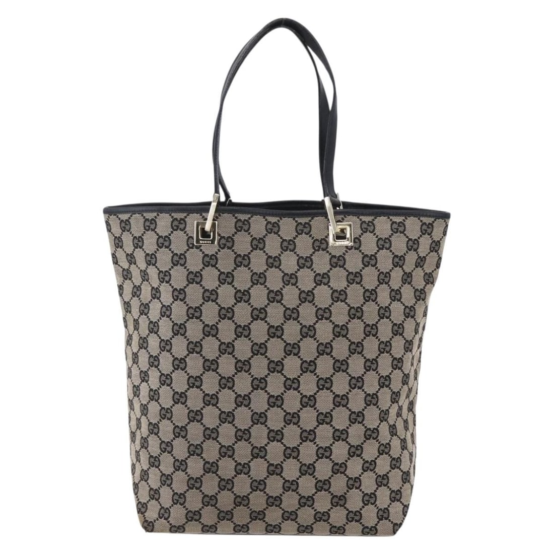 Gucci Beige GG Canvas Tote Handbag for Women Italy: Gucci Beige GG Canvas Tote Handbag for Women Italy This Gucci GG Canvas Bag is crafted in beige canvas and designed for women. The pre-owned tote features signs of use, including rubbing, stains, and