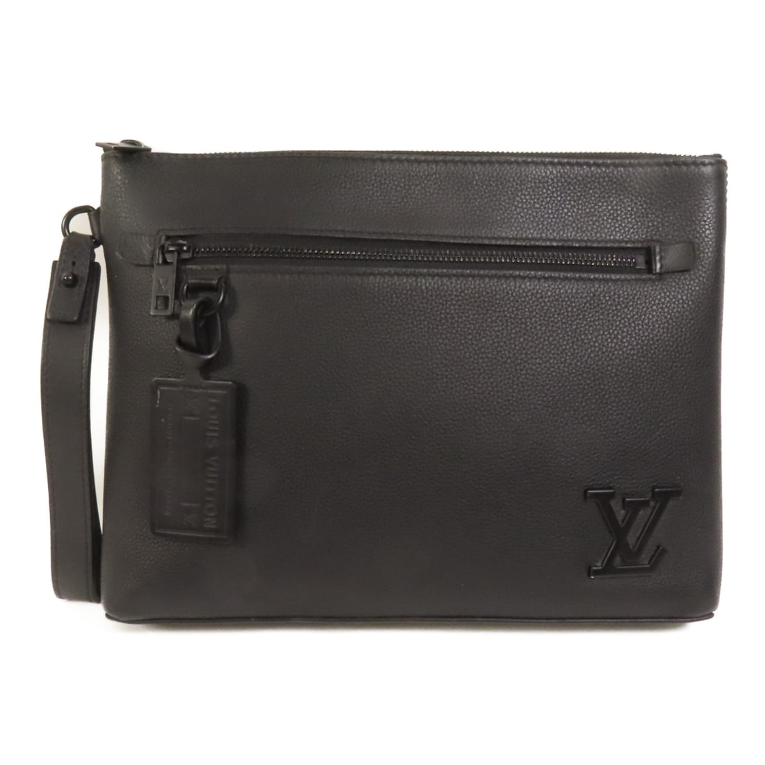 Louis Vuitton Aerogram Black Calfskin Takeoff Pouch (1 of 15)
