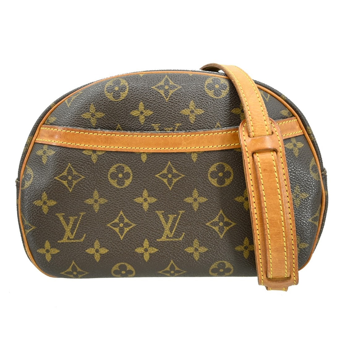 Louis Vuitton Blois Brown Monogram Canvas Small Crossbody Bag M51221 (1 of 10)