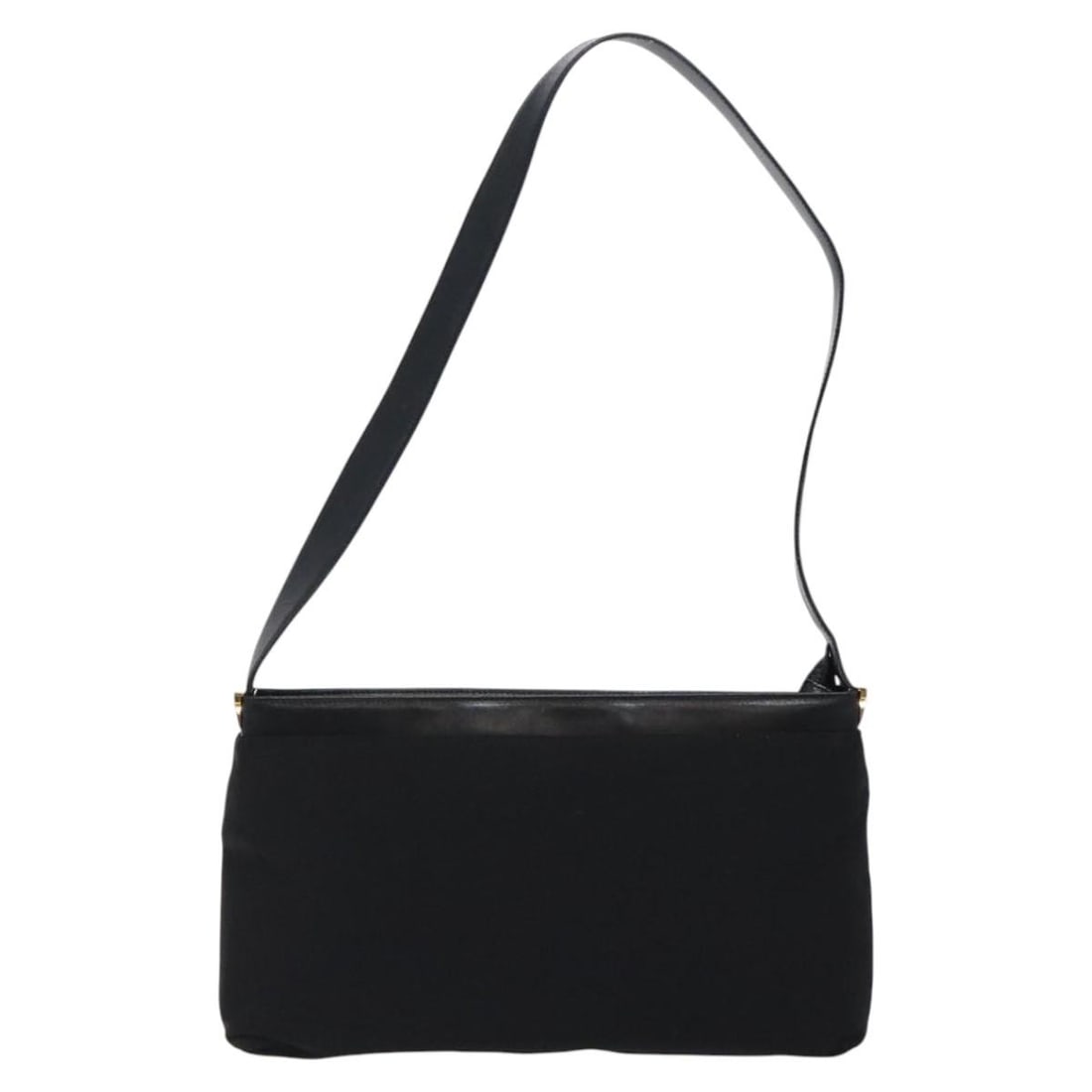 Black Canvas Shoulder Bag by Salvatore Ferragamo 32cm by 19cm (1 of 18)