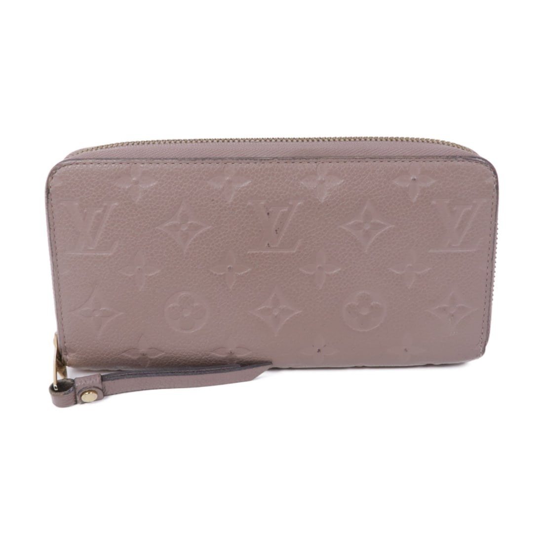LOUIS VUITTON Zippy Wallet Monogram Empreinte Beige Calfskin GHW (1 of 15)