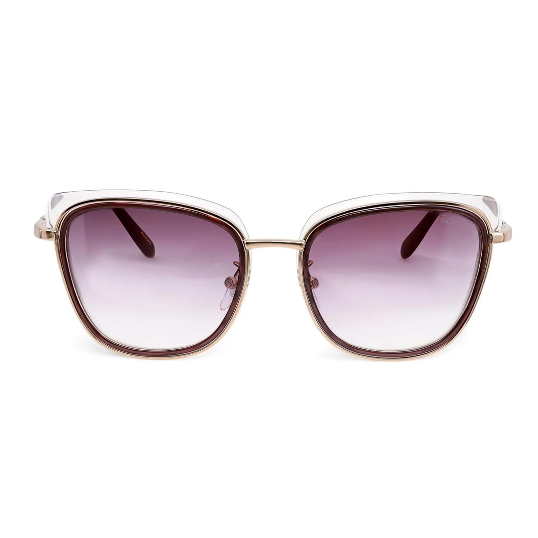 Chopard 95221-0489 Camel Frame Red Gradient Sunglasses (1 of 5)