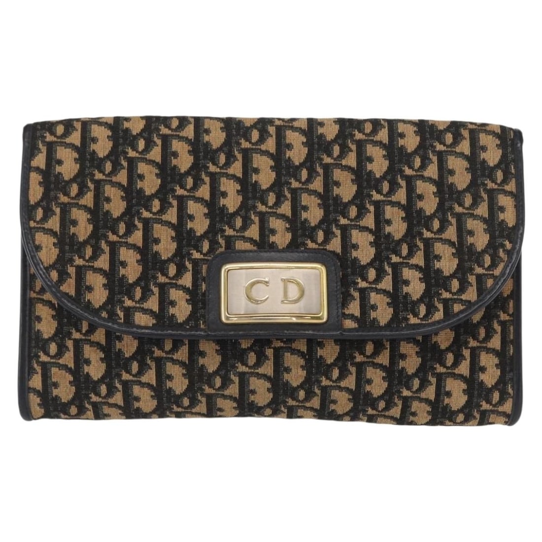 Vintage Diorissimo Canvas Shoulder Bag with CD Chain Navy: Vintage Diorissimo Canvas Shoulder Bag with CD Chain Navy This vintage Christian Dior CD Chain Flap Shoulder Bag is crafted from navy Diorissimo canvas with leather accents. Designed for women, it fea