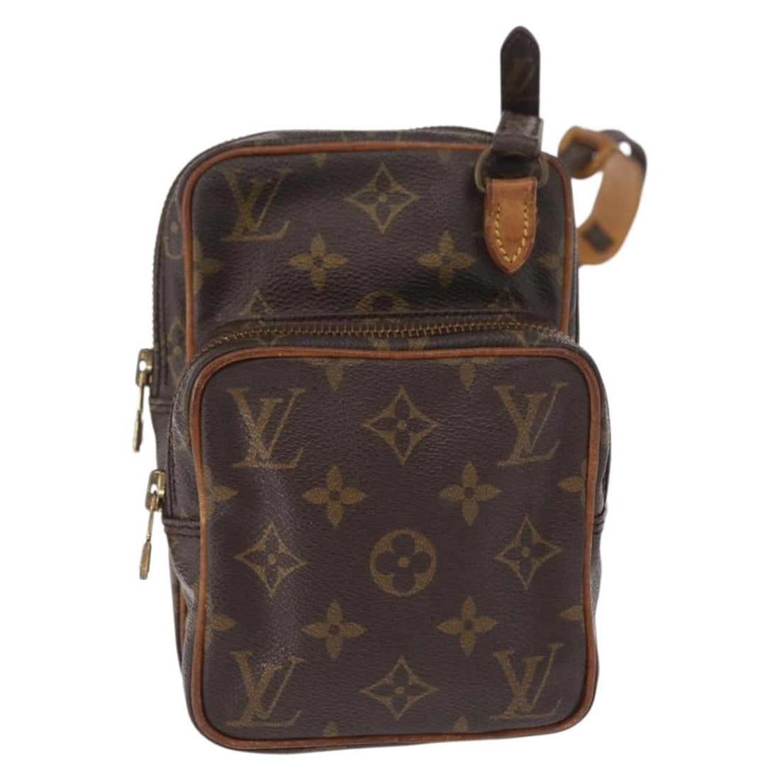 Louis Vuitton Amazone Monogram Canvas Unisex Shoulder Bag: Louis Vuitton Amazone Monogram Canvas Unisex Shoulder Bag This Louis Vuitton Amazone Bag features the iconic Monogram canvas in brown and is designed for unisex use. Originating from France, the bag s