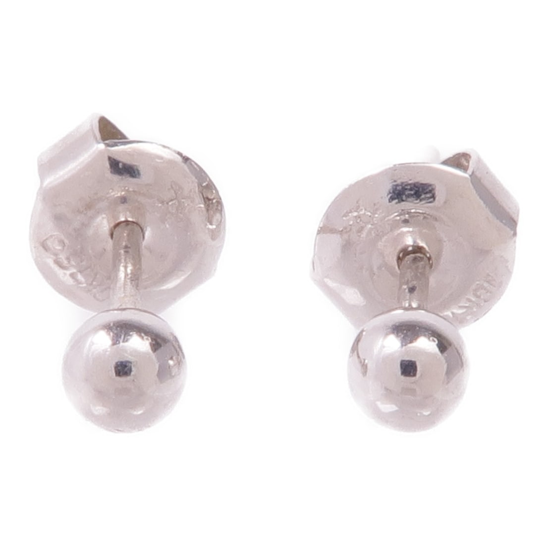 JEWELRY 18K White Gold Pierced Earrings in Silver (1 of 7)