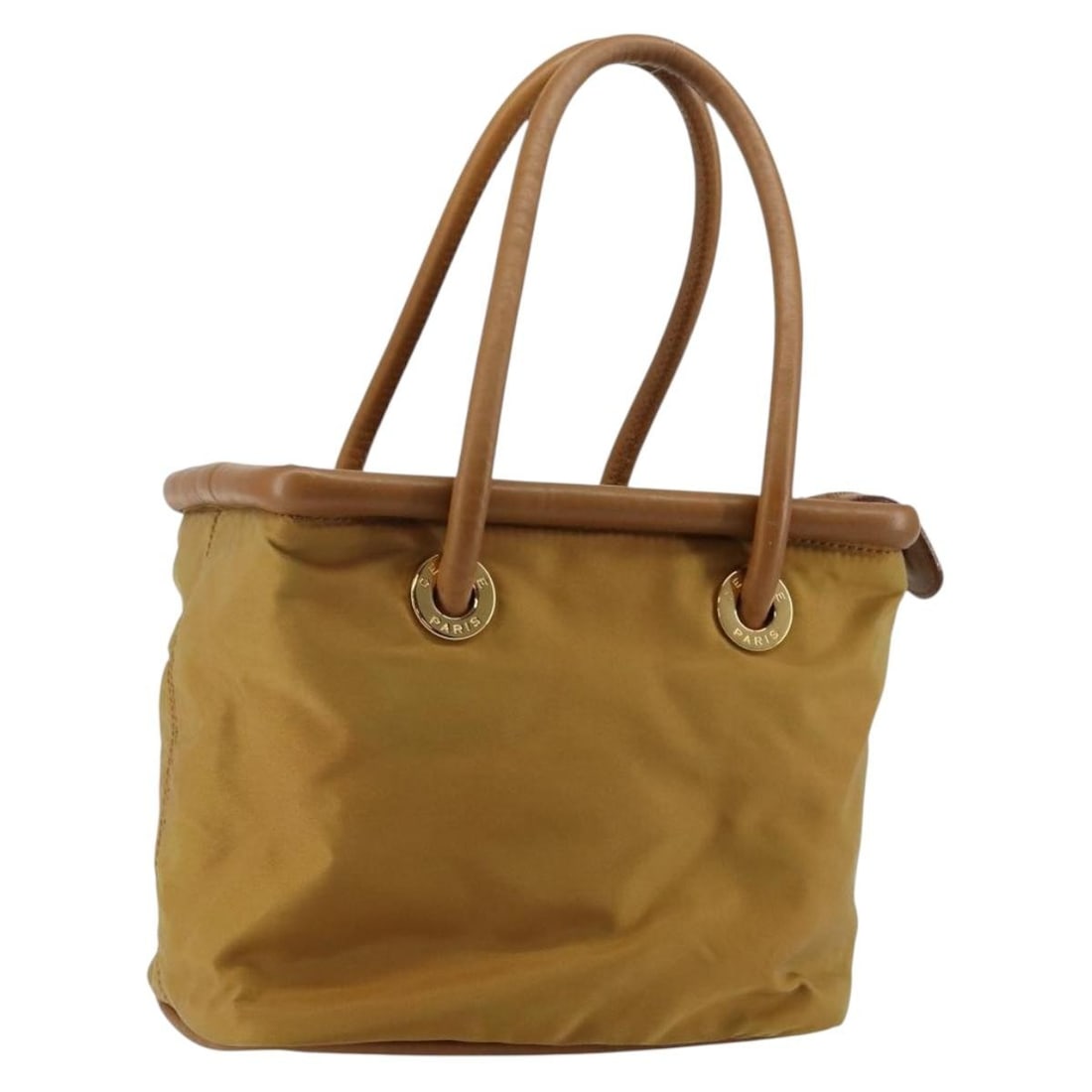 Brown Nylon Celine Tote Handbag 23cm x 20cm x 14cm Italy: Brown Nylon Celine Tote Handbag 23cm x 20cm x 14cm Italy This Celine tote bag is crafted from brown nylon and designed for women. Made in Italy, it features a spacious interior and sturdy handles. As