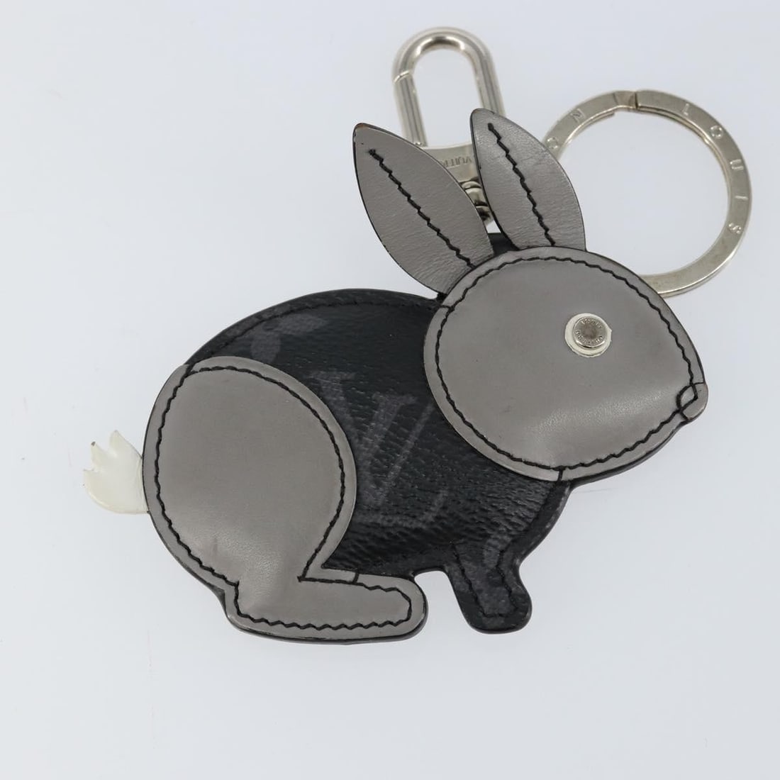 Authentic LOUIS VUITTON Monogram Eclipse Rabbit Charm M63224 - 4