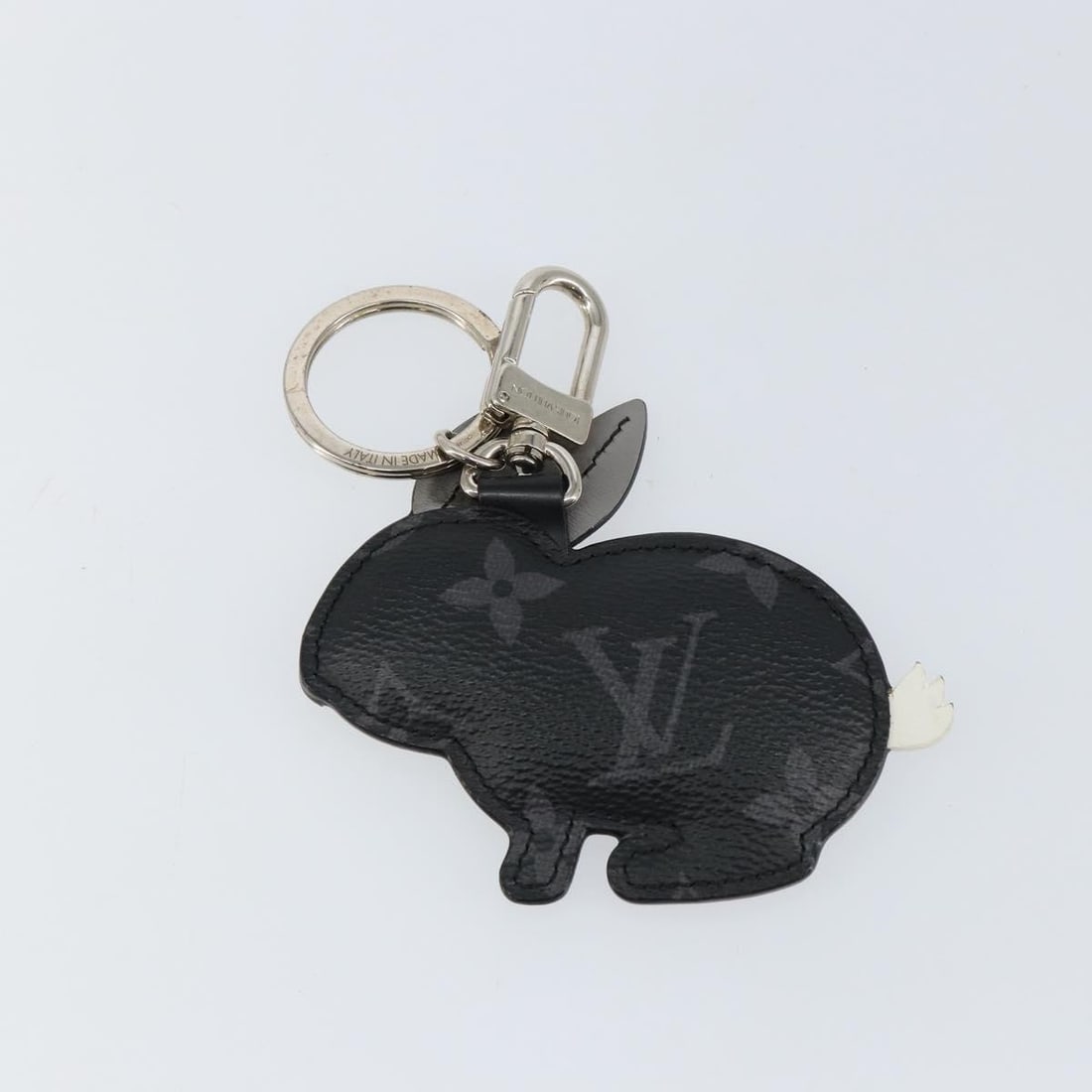 Authentic LOUIS VUITTON Monogram Eclipse Rabbit Charm M63224 - 6