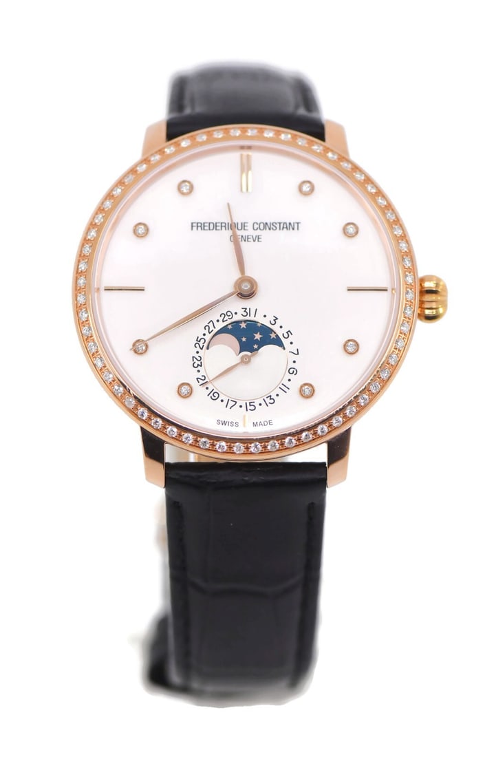 Frederique Constant Slimline Diamond Watch FC-703VD3SD4 with Box and Papers (1 of 5)