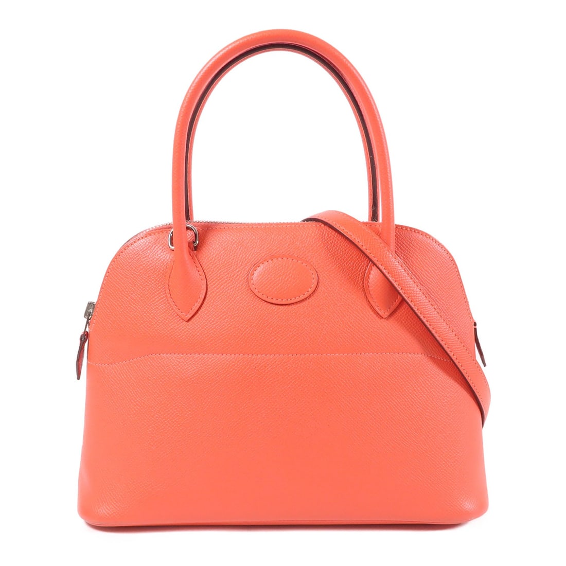 Hermes Bolide 27 Pink Veau Epsom Leather Two-Way Shoulder Handbag PHW (1 of 13)