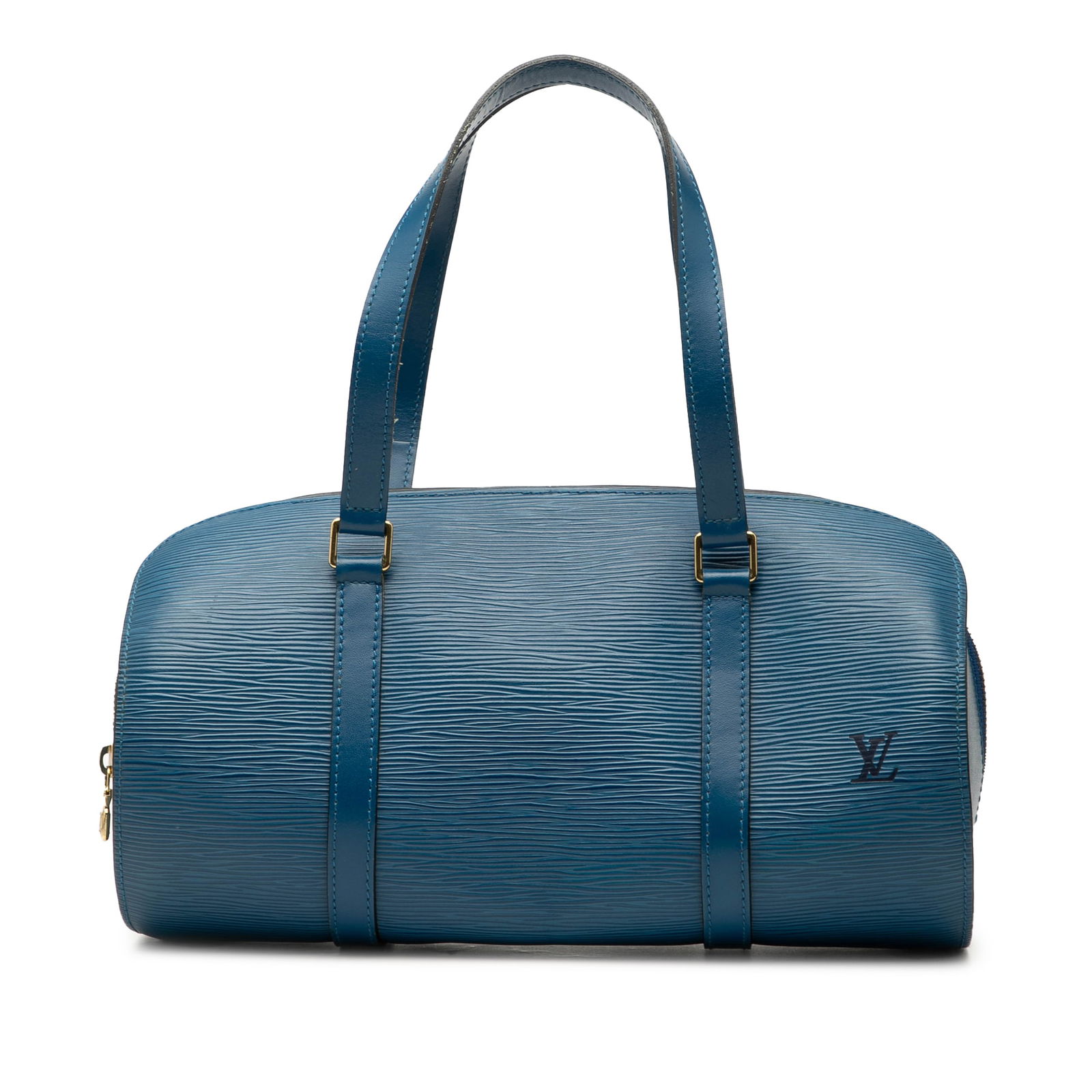 Epi Leather Soufflot Blue Handbag by Louis Vuitton (1 of 7)