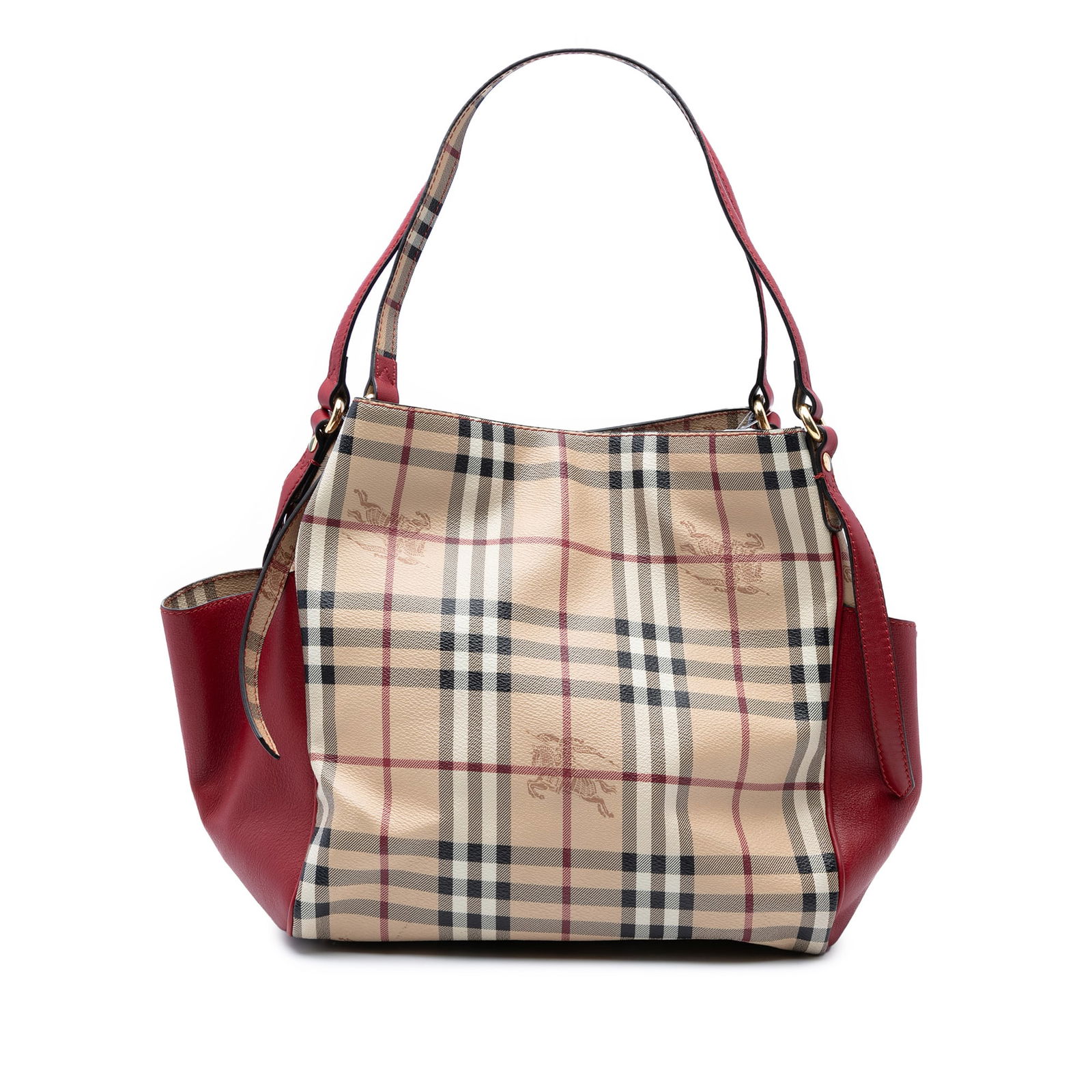 Burberry Haymarket Check Coated Canvas Canterbury Tote Bag (1 of 7)