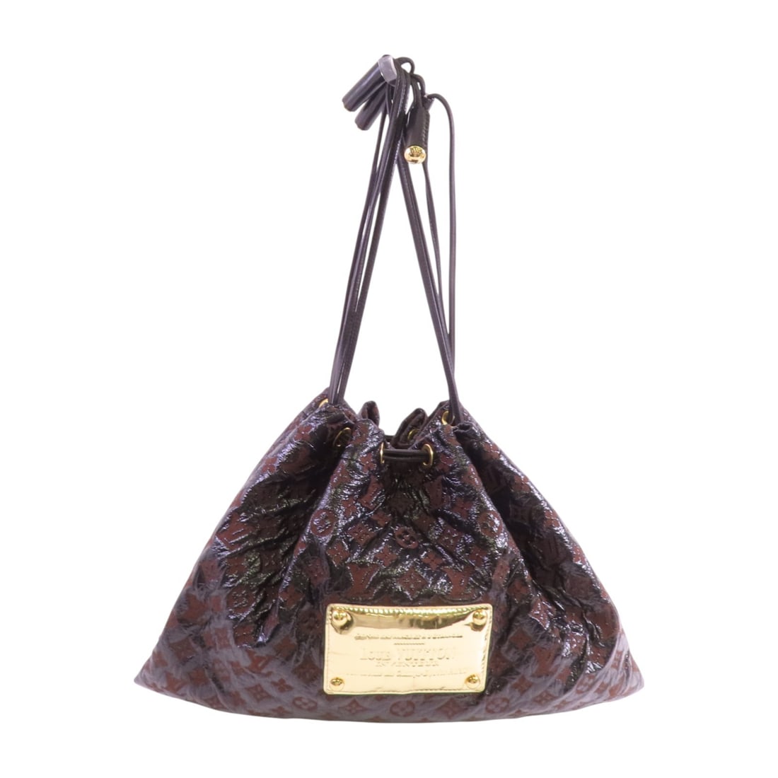 Louis Vuitton Envinil Squishy Brown Monogram PVC Shoulder Bag M95259: Louis Vuitton Envinil Squishy Brown Monogram PVC Shoulder Bag M95259 This Louis Vuitton Envinil Squishy Shoulder Bag showcases a stylish and functional design, crafted from durable PVC coated canvas i
