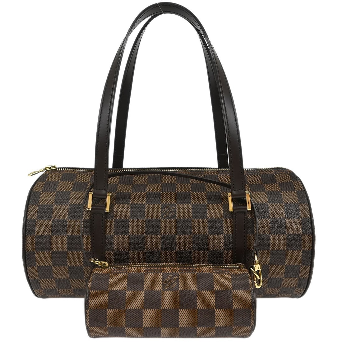 Louis Vuitton Papillon 30 Handbag Damier Canvas Brown N51303: Louis Vuitton Papillon 30 Handbag Damier Canvas Brown N51303 Introducing the Louis Vuitton Damier Papillon 30 Handbag, a perfect blend of style and functionality for casual occasions. This medium-size