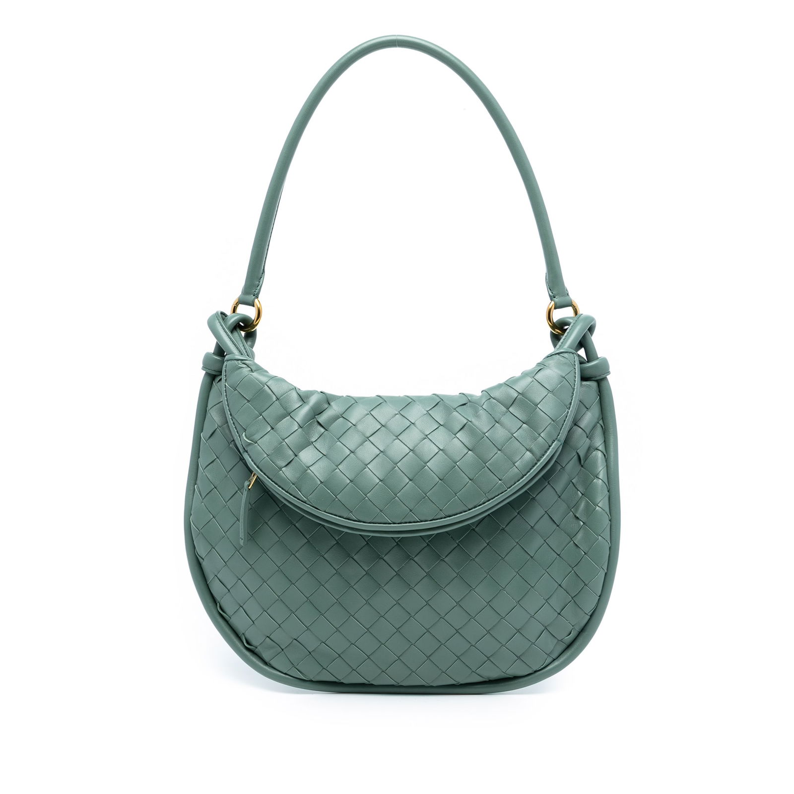 Bottega Veneta Gemelli Nappa Leather Medium Intrecciato Shoulder Hobo Bag (1 of 8)